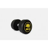 AlinSport ALİN Sport 32,5 KG Kauçuk Kaplı Profesyonel Olimpik DUMBELL ( Dambıl ) (SARI) - Sarı