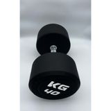 AlinSport ALİN Sport 40 KG Kauçuk Kaplı Profesyonel Olimpik DUMBBELL ( Dambıl )