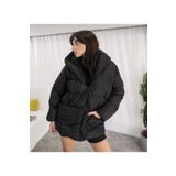 ALINTERYY Puffer Yarasa Şişme Oversize Mont