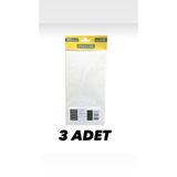 ALION Yapışkanlı Keçe Masa, Sandalye, Mobilya Beyaz Renk 120x240 Mm 3 Adet