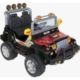 Aliş 504K Mega Çift Kişilik 12 Volt Uzaktan Kumandalı Akülü Jeep - Siyah