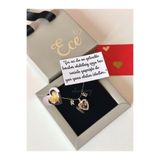 Alis Accessory İsim özel kutuda fotoğraflı kapaklı kalp kolye (gold veya gümüş renk tercihiniz ile)