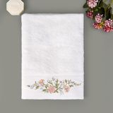 Alise Banyo Havlusu - Ekru - 70X140 cm - 100 cm - Renkli