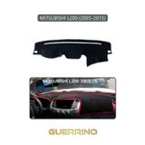 Alisevashop Mıtsubıshı L200 2005-2015Torpido Koruma Halısı Gri Kenar