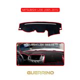 Alisevashop Mıtsubıshı L200 2005-2015Torpido Koruma Halısı Kırmızı Kenar
