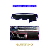 Alisevashop Mıtsubıshı L200 2005-2015Torpido Koruma Halısı Mavi Kenar