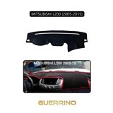 Alisevashop Mıtsubıshı L200 2005-2015Torpido Koruma Halısı Siyah Kenar