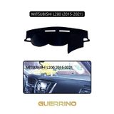 Alisevashop Mıtsubıshı L200 2015-2021Torpido Koruma Halısı Siyah Kenar