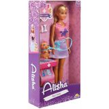 Alisha Veteriner Seti - Mor Etekli - Renkli