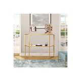 Alison İki Raflı Gold Metal Dresuar&Konsol