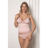 Alissa 604 Kadın Atlet Külot Takım-Pudra - 2XL