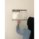 Alışveriş Listesi Programı Yazı Tahtası 47X56 cm Akıllı Kağıt Tutunabilir Kağıt + Kalem 1 Adet