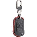 Alisveristime (Citroen C4 Cactus,C5,C3,C6,C8,Picasso Uyumlu) Deri Anahtar Kılıfı
