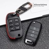 Alisveristime Deri Anahtar Kılıfı (Kia Ceed, Cerato, Sorento, Sportage ile Uyumlu)