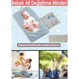 Alita Textile Anne Bebek Bakım Örtüsü, Yenidoğan Alt Değiştirme Matı, Bebek Alt Açma Minderi, Sıvı Geçirmez Alez