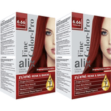 Alix 6.66 Yoğun Kızıl 50 ml 2'li Set Kit Saç Boyası