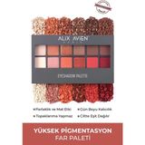 Alix Avien 12'li Göz Farı Paleti Eyeshadow Palette 999 All Seasons 15,6 g Yüksek Pigmentli Renk Seçenekleri ile Günlük ve Gece Kullanım