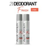 Alix Avien Alüminyumsuz Seyahat Boy Kadın Deodorant Spray İkili Set 2x75 ML - Finesse