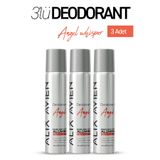 Alix Avien Alüminyumsuz Seyahat Boy Kadın Deodorant Spray Üçlü Set 3x75 ML - Angel Whisper