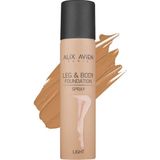 Alix Avien Bacak Fondöteni Light Vücut Makyajı Bronzlaştırıcı Etki Sprey Çorap - Leg & Body Foundation 75 ml - Light Bacak Fondöteni Sprey Ten Makyajı Bronzlaştırıcı Etki - Kapatıcı Fondoten Yüksek 75ml