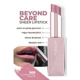 Alix Avien Beyond Care Sheer Lipstick 906 - Shimmering Mauve - Yoğun Nemlendirici Besleyici Etki - Parlak Ruj