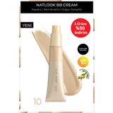 Alix Avien Doğal Parlaklık Sağlayan SPF15 Faktör Nemlendiren BB Krem - Natlook BB Cream 10 Fair to Light