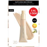 Alix Avien Doğal Parlaklık Sağlayan SPF15 Faktör Nemlendiren BB Krem - Natlook BB Cream 20 Light To Medium