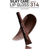 Alix Avien Dolgun Gürünüm ve Nemlendirici Etkili Dudak Parlatıcısı - Silky Care Lipgloss 314 Espresso - Kahverengi