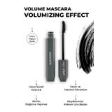 Alix Avien Ekstra Kalıcı, Nemlendirici, Besleyici, Lifting Etkili Hacim Veren Siyah Maskara - Volume Mascara