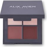 Alix Avien Expressive Harmony Eyeshadow Palette 803 Mild Coffees Göz Makyajı Paleti 4 Renk Yüksek Kalıcılık Özelliği ile - Kahverengi
