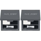 ALIX AVIEN Göz Farı - Duo Eyeshadow 201 Pearly White & Black Velvet 3 g (2 paketi)