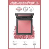 Alix Avien İpeksi Allık 102 Peachy Rose Yüksek Pigmentli Doğal Işıltılı Pudra Allık