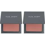 ALIX AVIEN İpeksi Allık - Powder Blush 102 Peachy Rose (2 paketi)