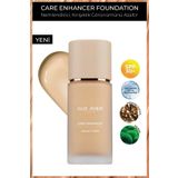 Alix Avien Kırışıklık Karşıtı Nemlendirici SPF30 Parlak Bitişli Fondöten - Care Enhancer 806 Pale Apricot