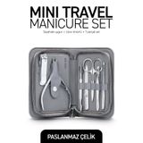 Alix Avien Küçük Seyahat Boy Çantalı 7'li Manikür Seti - Mini Travel Manicure Set