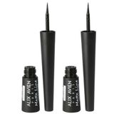 Alix Avien Matte Line Waterproof Çabuk Kuruyan Siyah 2 Adet Eyeliner