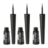 Alix Avien Matte Line Waterproof Çabuk Kuruyan Siyah 3 Adet Eyeliner