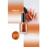Alix Avien Metalik Bakır Oje 31 - Yüksek Pigmentli Uzun Süreli Kalıcılık Hızlı Kuruma - Nail Lacquer 31