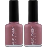 ALIX AVIEN Pembe Nude Oje 54 - Yüksek Pigmentli Uzun Süreli Kalıcılık Hızlı Kuruma - Nail Lacquer 54 2li paket