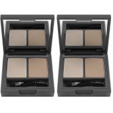 ALIX AVIEN Şekillendirici, Belirginleştirici Açık Kahve Kaş Sabitleme Farı-perfect Fix Brow Palette 701 Brown (2 paketi)