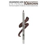Alix Avien Suya Dayanıklı Kalıcı Holografik Işıltılı Göz Kalemi -Holographic Eye Pencil 10 Multichromatic Brown