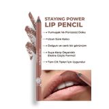Alix Avien Suya Dayanıklı Uzun Süre Kalıcı Yumuşak Dudak Kalemi - Staying Power Lip Pencil 51 Pinky Beige