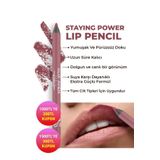 Alix Avien Suya Dayanıklı Uzun Süre Kalıcı Yumuşak Dudak Kalemi - Staying Power Lip Pencil 66 Antique Pink