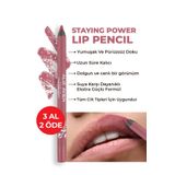 Alix Avien Suya Dayanıklı Uzun Süre Kalıcı Yumuşak Dudak Kalemi - Staying Power Lip Pencil 67 Crimson Pink