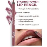 Alix Avien Suya Dayanıklı Uzun Süre Kalıcı Yumuşak Dudak Kalemi - Staying Power Lip Pencil 68 Dusty Carmine - Nude