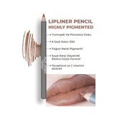 Alix Avien Uzun Süre Kalıcı Dağılma Yapmayan Nemlendirici Dudak Kalemi - Lipliner Pencil 06 Soft Brown