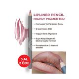 Alix Avien Uzun Süre Kalıcı Dağılma Yapmayan Nemlendirici Dudak Kalemi - Lipliner Pencil 12 Deep Pink