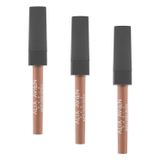 ALIX AVIEN Uzun Süre Kalıcı Kadifemsi Kuruma Yapmayan Mat Likit Ruj - Matte Liquid Lipstick 501 Caramel Nude (3 paketi)