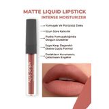 Alix Avien Uzun Süre Kalıcı Kadifemsi Kuruma Yapmayan Mat Likit Ruj - Matte Liquid Lipstick 504 Spicy Terracott