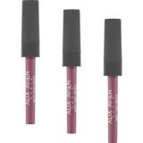 ALIX AVIEN Uzun Süre Kalıcı Kadifemsi Kuruma Yapmayan Mat Likit Ruj - Matte Liquid Lipstick 510 Dark Rose (3 paketi)